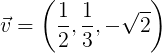 v = (4, 5, 6)